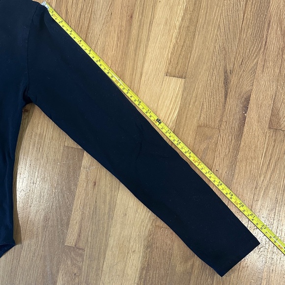 Mangopop | Women’s Black Long Sleeve Bodysuit - Picture 6 of 13